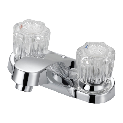 Boston Harbor F5120067CP Lavatory Faucet, 1.2 gpm, 2-Faucet Handle, 3-Faucet Hole, Metal/Plastic, Chrome Plated - Image 2