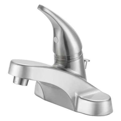 Boston Harbor TQ-F4510042NP Lavatory Faucet, 1.2 gpm, 1-Faucet Handle, 3-Faucet Hole, Metal/Plastic, Brushed Nickel - Image 2