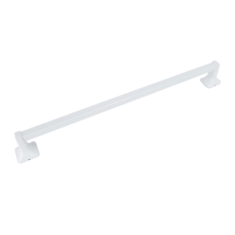 Boston Harbor Towel Bar, White, Surface Mounting, 24 in
