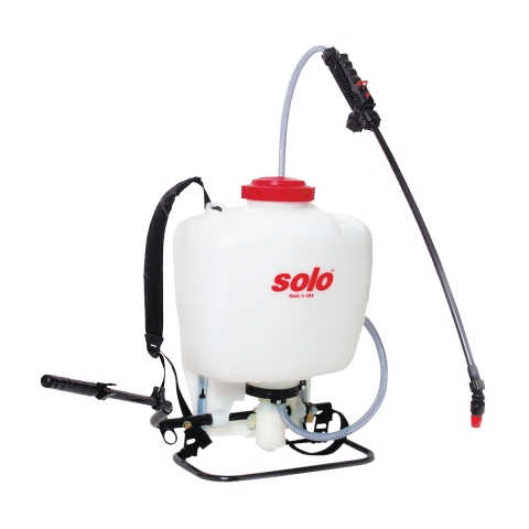 SOLO 425 Backpack Sprayer, 4 gal Tank, HDPE Tank, 25 ft Horizontal, 20 ft Vertical Spray Range, 4 ft L Hose - Image 2