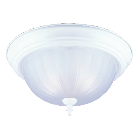 Boston Harbor Two Light Flush Mount Ceiling Fixture, 120 V, 60 W, 2-Lamp, A19 or CFL Lamp - Image 2
