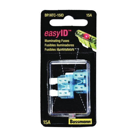 Bussmann BP/ATC-15ID Automotive Fuse, Blade Fuse, 32 VDC, 15 A, 1 kA Interrupt
