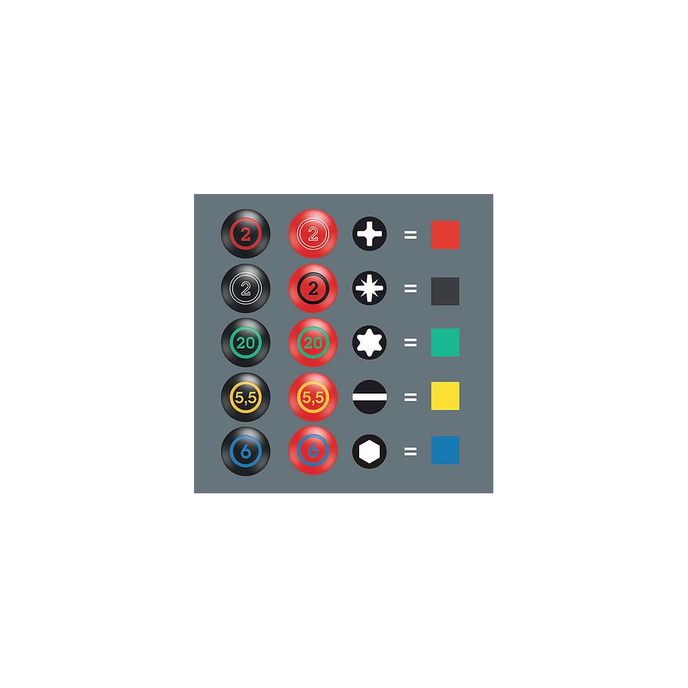 Wera 7pc Kraftform Plus 100 iS/7 Set 2 VDE Screwdriver Set - Image 9