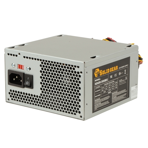 Solid Gear SDGR-500BX 500W ATX Non-Modular Power Supply - Image 3
