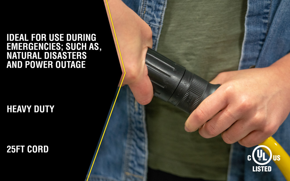 Southwire Generator Extension Cord, 25', 10/4 - Image 3