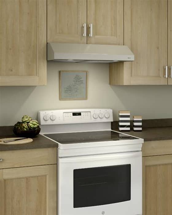 Broan ADA Glacier BCSD1 Series 36" Bisque Range Hood - Image 5