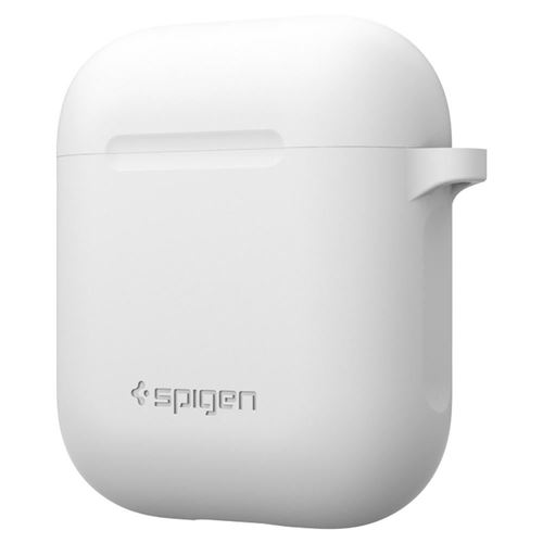 Spigen Apple Airpod Case Silicone Shell - White - Image 3