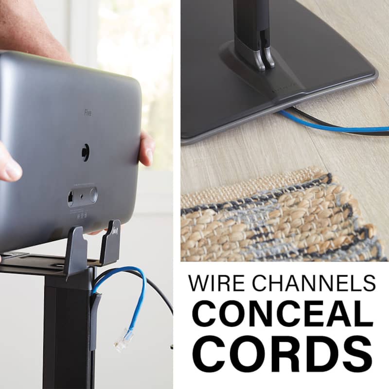 SONOS Black Wireless Speaker Stands Designed For Sonos Five & Play: Five Speakers - Image 6