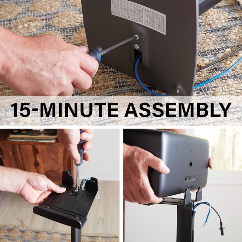 SONOS Black Wireless Speaker Stands Designed For Sonos Five & Play: Five Speakers - Image 8