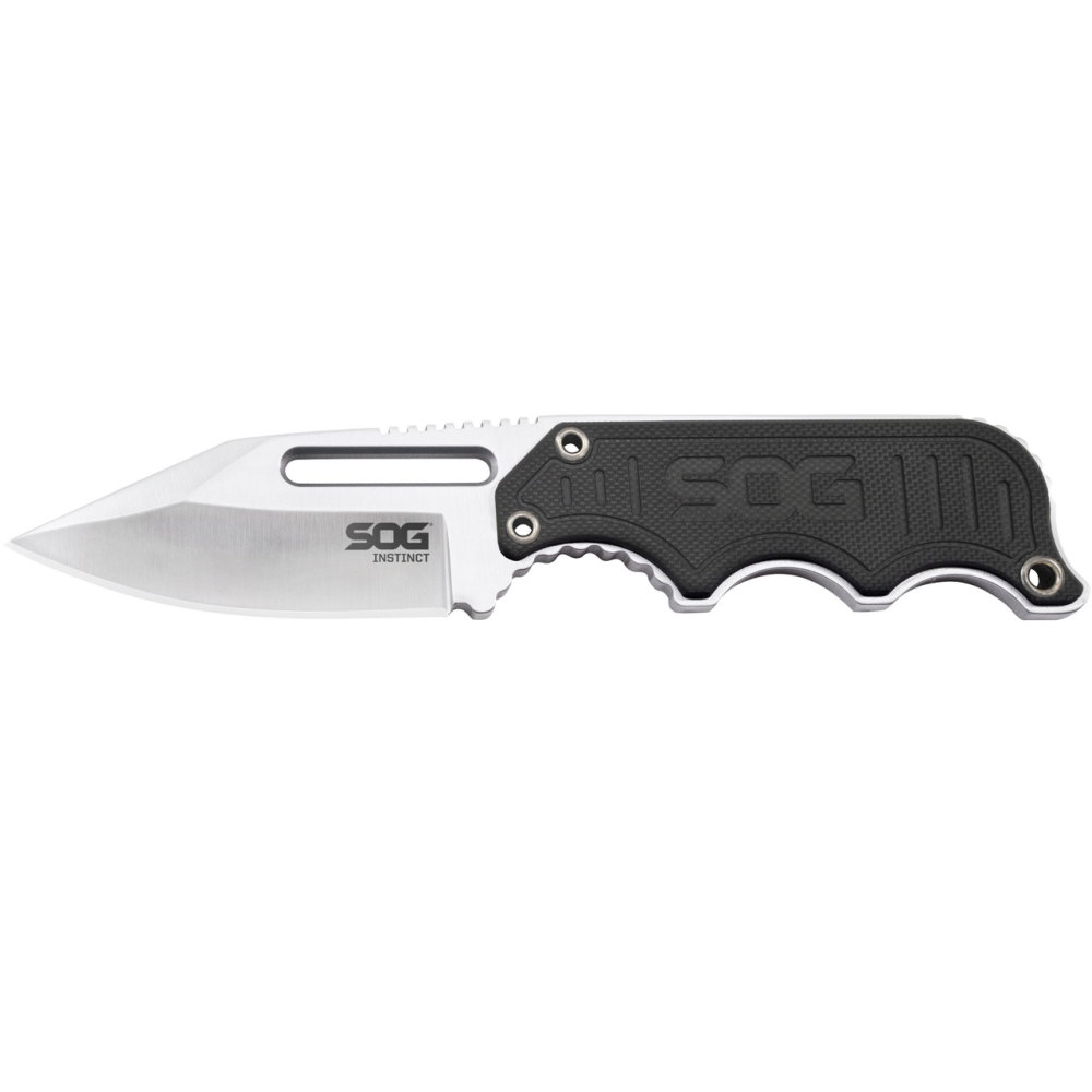 SOG Instinct Knife Small Fixed 2.3" Blade Black - Image 4