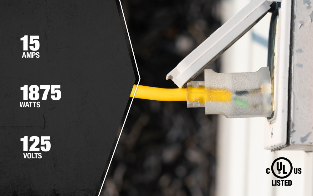 Southwire Cold Weather 3 Outlet Extension Cord, 50', 12/3 - Image 10