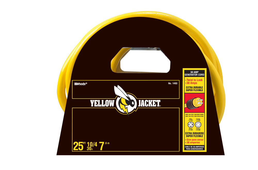 Southwire Generator Extension Cord, 25', 10/4 - Image 13